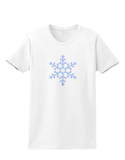 Snowflake Christmas Womens T-Shirt-Womens T-Shirt-TooLoud-White-X-Small-Davson Sales