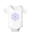 Snowflake Star Christmas Baby Romper Bodysuit-Baby Romper-TooLoud-White-06-Months-Davson Sales