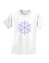 Snowflake Star Christmas Childrens T-Shirt-Childrens T-Shirt-TooLoud-White-X-Small-Davson Sales