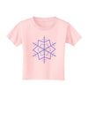 Snowflake Star Christmas Toddler T-Shirt-Toddler T-Shirt-TooLoud-Light-Pink-2T-Davson Sales