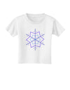 Snowflake Star Christmas Toddler T-Shirt-Toddler T-Shirt-TooLoud-White-2T-Davson Sales