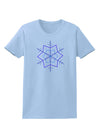 Snowflake Star Christmas Womens T-Shirt-Womens T-Shirt-TooLoud-Light-Blue-X-Small-Davson Sales