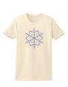 Snowflake Star Christmas Womens T-Shirt-Womens T-Shirt-TooLoud-Natural-X-Small-Davson Sales