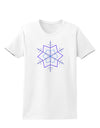 Snowflake Star Christmas Womens T-Shirt-Womens T-Shirt-TooLoud-White-X-Small-Davson Sales