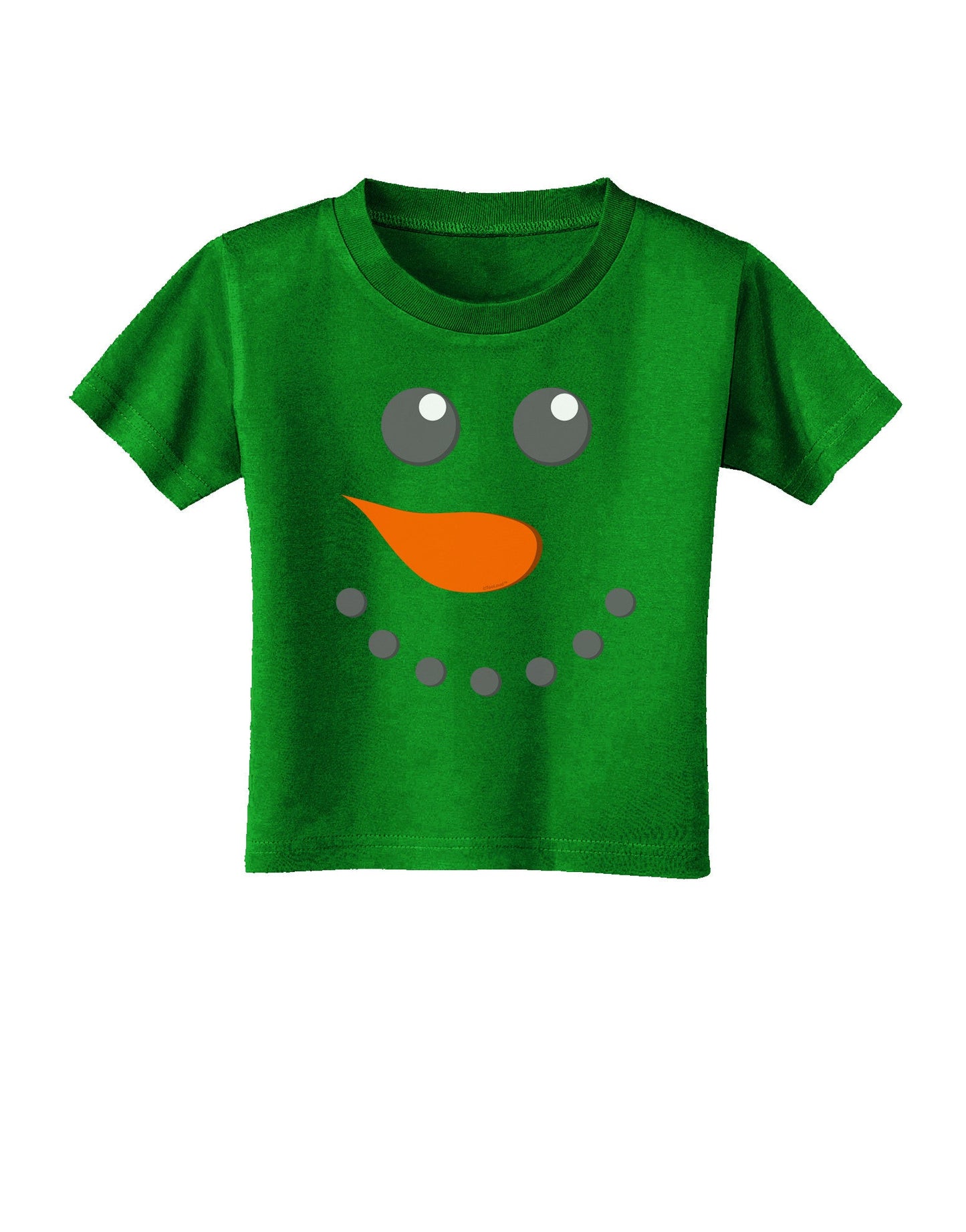 Snowman Face Christmas Toddler T-Shirt Dark-Toddler T-Shirt-TooLoud-Royal-Blue-2T-Davson Sales