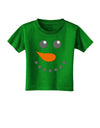 Snowman Face Christmas Toddler T-Shirt Dark-Toddler T-Shirt-TooLoud-Royal-Blue-2T-Davson Sales