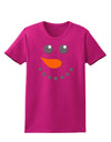 Snowman Face Christmas Womens Dark T-Shirt-TooLoud-Hot-Pink-Small-Davson Sales