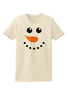 Snowman Face Christmas Womens T-Shirt-Womens T-Shirt-TooLoud-Natural-X-Small-Davson Sales