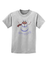 Snowman - Happy Holidays Childrens T-Shirt-Childrens T-Shirt-TooLoud-AshGray-X-Small-Davson Sales