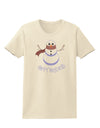 Snowman - Happy Holidays Womens T-Shirt-Womens T-Shirt-TooLoud-Natural-X-Small-Davson Sales