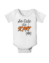 So Cute It's Scary Baby Romper Bodysuit by TooLoud-Baby Romper-TooLoud-White-06-Months-Davson Sales