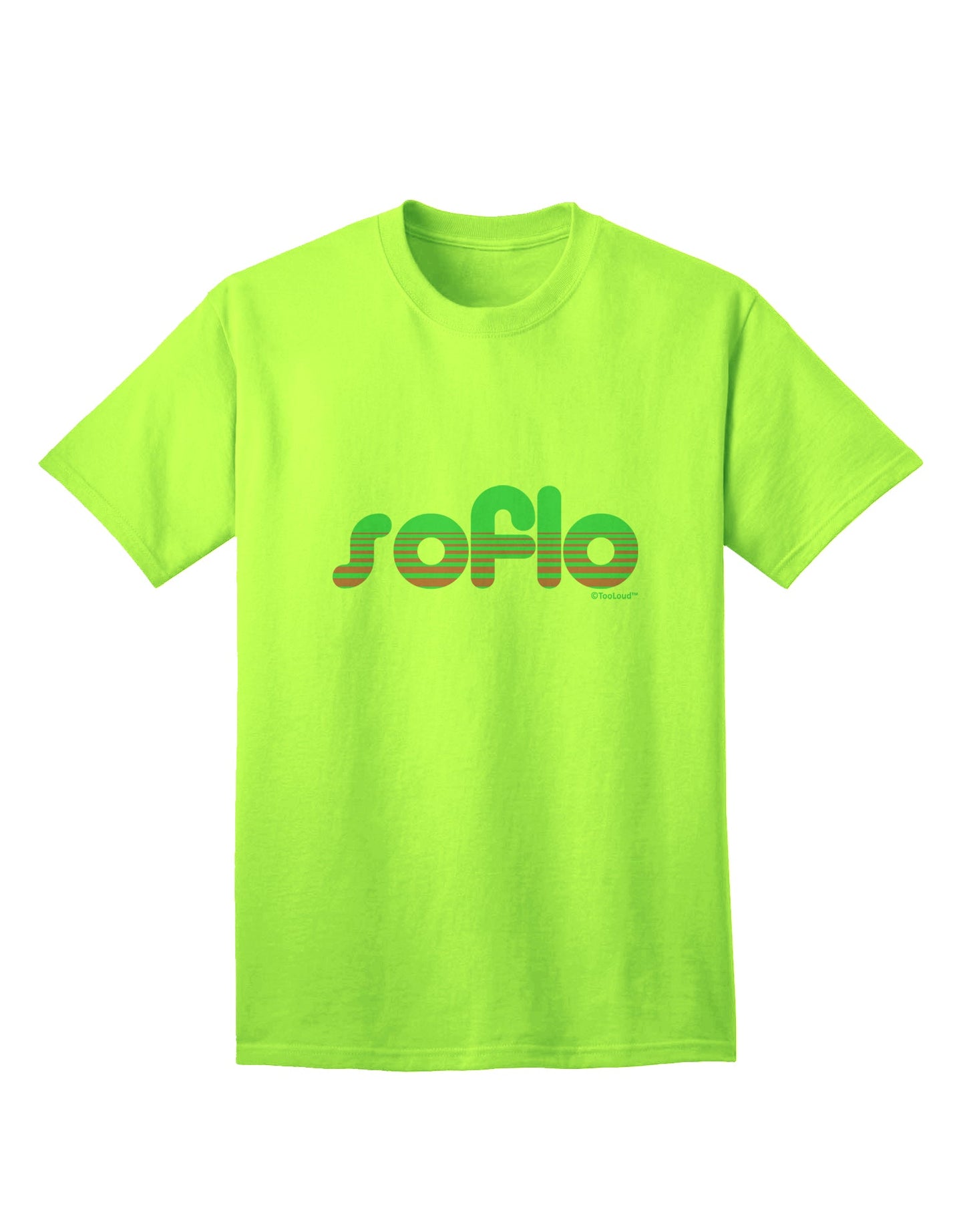 SoFlo - Exquisite South Beach Style Design Adult T-Shirt by TooLoud-Mens T-shirts-TooLoud-Neon-Green-Small-Davson Sales