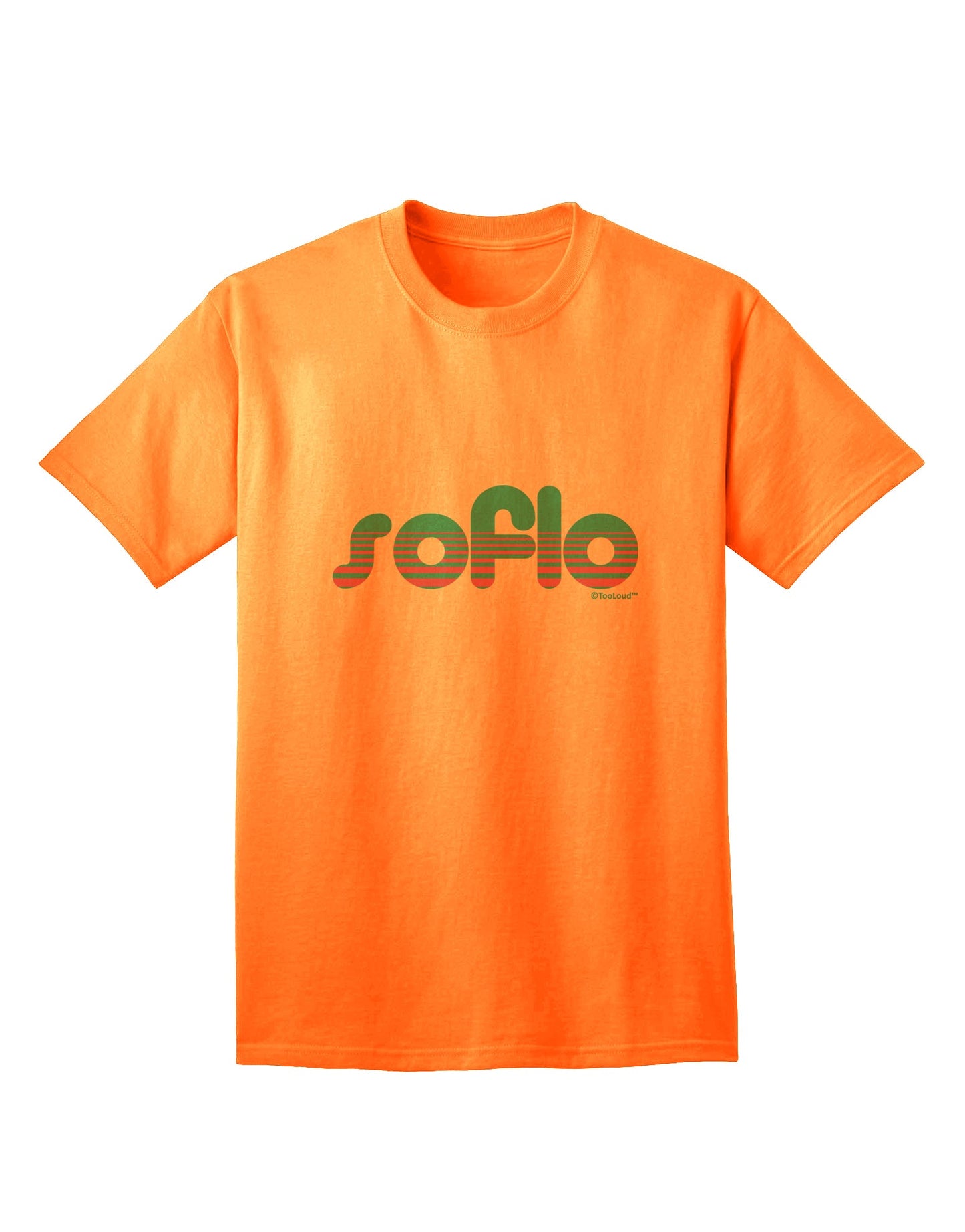 SoFlo - Exquisite South Beach Style Design Adult T-Shirt by TooLoud-Mens T-shirts-TooLoud-Neon-Orange-Small-Davson Sales