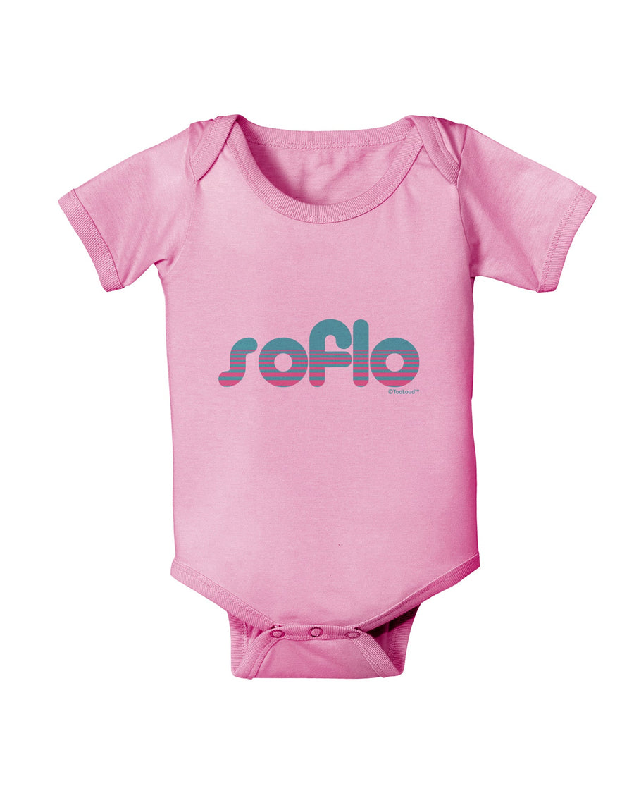 SoFlo - South Beach Style Design Baby Romper Bodysuit by TooLoud-Baby Romper-TooLoud-White-06-Months-Davson Sales