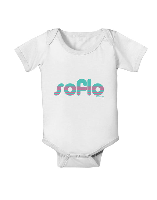 SoFlo - South Beach Style Design Baby Romper Bodysuit by TooLoud-Baby Romper-TooLoud-White-06-Months-Davson Sales