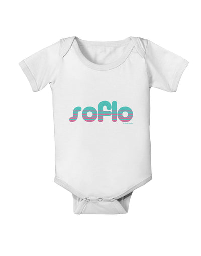 SoFlo - South Beach Style Design Baby Romper Bodysuit by TooLoud-Baby Romper-TooLoud-White-06-Months-Davson Sales