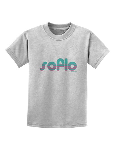 SoFlo - South Beach Style Design Childrens T-Shirt by TooLoud-Childrens T-Shirt-TooLoud-AshGray-X-Small-Davson Sales