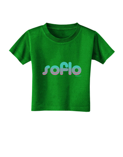 SoFlo - South Beach Style Design Toddler T-Shirt Dark by TooLoud-Toddler T-Shirt-TooLoud-Clover-Green-2T-Davson Sales