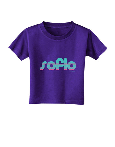 SoFlo - South Beach Style Design Toddler T-Shirt Dark by TooLoud-Toddler T-Shirt-TooLoud-Purple-2T-Davson Sales