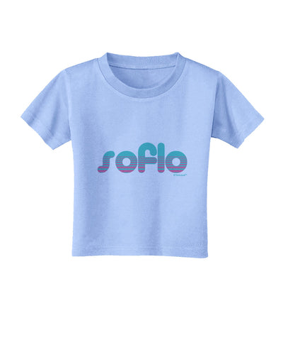 SoFlo - South Beach Style Design Toddler T-Shirt by TooLoud-Toddler T-Shirt-TooLoud-Aquatic-Blue-2T-Davson Sales