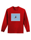 Soaring Peregrine Adult Long Sleeve Dark T-Shirt-TooLoud-Red-Small-Davson Sales