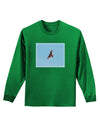 Soaring Peregrine Adult Long Sleeve Dark T-Shirt-TooLoud-Kelly-Green-Small-Davson Sales