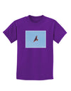 Soaring Peregrine Childrens Dark T-Shirt-Childrens T-Shirt-TooLoud-Purple-X-Small-Davson Sales