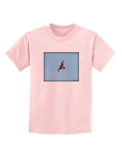 Soaring Peregrine Childrens T-Shirt-Childrens T-Shirt-TooLoud-PalePink-X-Small-Davson Sales