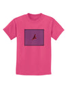 Soaring Peregrine Childrens T-Shirt-Childrens T-Shirt-TooLoud-Sangria-X-Small-Davson Sales