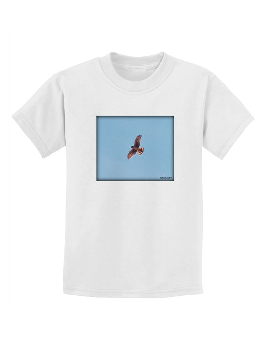 Soaring Peregrine Childrens T-Shirt-Childrens T-Shirt-TooLoud-White-X-Small-Davson Sales