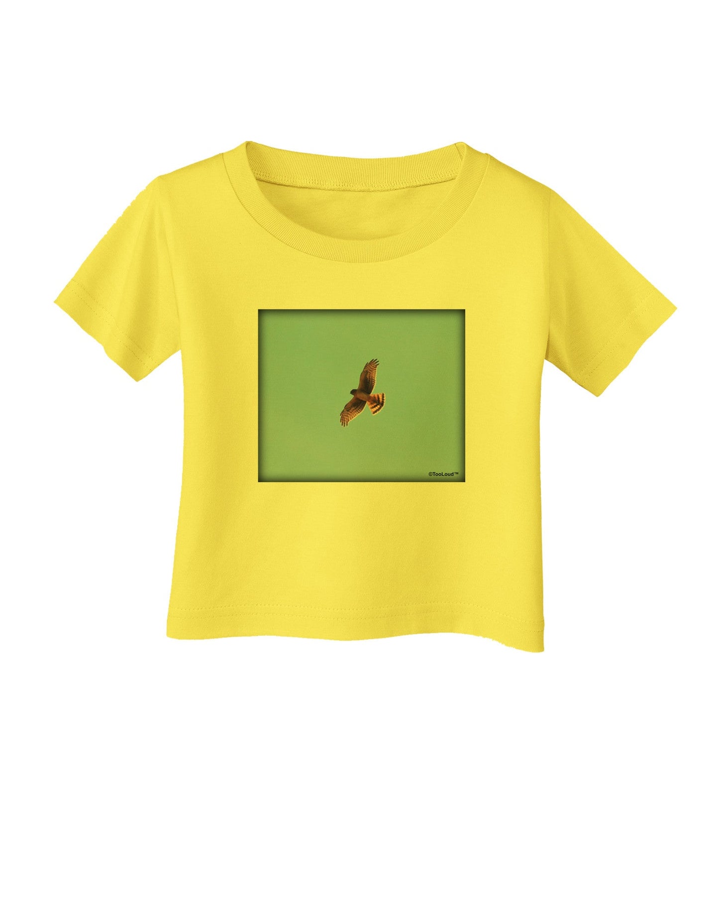 Soaring Peregrine Infant T-Shirt-Infant T-Shirt-TooLoud-Yellow-06-Months-Davson Sales