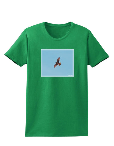 Soaring Peregrine Womens Dark T-Shirt-TooLoud-Kelly-Green-X-Small-Davson Sales