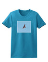 Soaring Peregrine Womens Dark T-Shirt-TooLoud-Turquoise-X-Small-Davson Sales