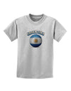 Soccer Ball Flag - Argentina Childrens T-Shirt-Childrens T-Shirt-TooLoud-AshGray-X-Small-Davson Sales