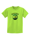 Soccer Ball Flag - Argentina Childrens T-Shirt-Childrens T-Shirt-TooLoud-Lime-Green-X-Small-Davson Sales