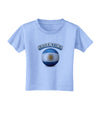 Soccer Ball Flag - Argentina Toddler T-Shirt-Toddler T-Shirt-TooLoud-Aquatic-Blue-2T-Davson Sales