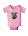 Soccer Ball Flag - Brazil Baby Romper Bodysuit-Baby Romper-TooLoud-Pink-06-Months-Davson Sales