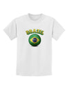 Soccer Ball Flag - Brazil Childrens T-Shirt-Childrens T-Shirt-TooLoud-White-X-Small-Davson Sales