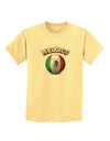 Soccer Ball Flag - Mexico Childrens T-Shirt-Childrens T-Shirt-TooLoud-Daffodil-Yellow-X-Small-Davson Sales