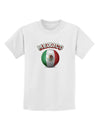 Soccer Ball Flag - Mexico Childrens T-Shirt-Childrens T-Shirt-TooLoud-White-X-Small-Davson Sales