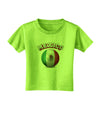 Soccer Ball Flag - Mexico Toddler T-Shirt-Toddler T-Shirt-TooLoud-Lime-Green-2T-Davson Sales