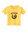 Soccer Ball Flag - Mexico Toddler T-Shirt-Toddler T-Shirt-TooLoud-Yellow-2T-Davson Sales