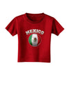 Soccer Ball Flag - Mexico Toddler T-Shirt Dark-Toddler T-Shirt-TooLoud-Red-2T-Davson Sales