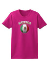 Soccer Ball Flag - Mexico Womens Dark T-Shirt-TooLoud-Hot-Pink-Small-Davson Sales