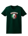 Soccer Ball Flag - Mexico Womens Dark T-Shirt-TooLoud-Forest-Green-Small-Davson Sales