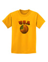 Soccer Ball Flag - USA Childrens T-Shirt-Childrens T-Shirt-TooLoud-Gold-X-Small-Davson Sales