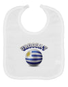 Soccer Ball Flag - Uruguay Baby Bib