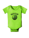 Soccer Ball Flag - Uruguay Baby Romper Bodysuit-Baby Romper-TooLoud-Lime-06-Months-Davson Sales