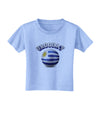 Soccer Ball Flag - Uruguay Toddler T-Shirt-Toddler T-Shirt-TooLoud-Aquatic-Blue-2T-Davson Sales