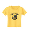 Soccer Ball Flag - Uruguay Toddler T-Shirt-Toddler T-Shirt-TooLoud-Yellow-2T-Davson Sales